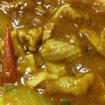 シディーク - 500円の鶏皮カレー、安い！