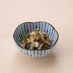 Whisk shellfish wasabi