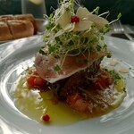 ル ジタン - 米なすと生ハムのサラダ仕立て