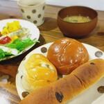 cosmos lunch - 料理写真:1回目の盛り付け。