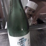 しのはら - 「秘密のお酒」を頂きました（with 大将）
