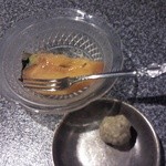 しのはら - 完熟柿、栗の茶巾