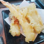SAKANAYA - 天ぷら(海老、ちくわ、イカ、蓮根、さつまいも)