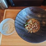 らぁめん 麺彩家 - ◯追い飯
残った具材と汁で無料の追い飯を投入
またまた混ぜ混ぜしてみてから頂いた