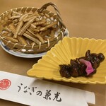 うなぎの兼光 - 肝焼きと骨せんべい