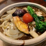 レストラン&カフェ ポテト - 料理写真:野菜のせ焼きカレー 990円