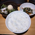 Hakata Motsunabe Yamaya - もつ鍋膳のセット