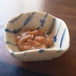 船頭料理 天心丸 - いかの塩辛　お通し