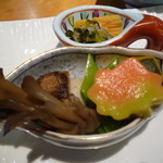 近江懐石 清元 - 2013.11.5　プレートランチの炊き合わせ