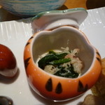 近江懐石 清元 - 2013.11.5　プレートランチの酢の物