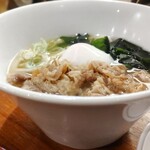 コトリの湯 - 肉うどん温玉のせ