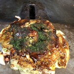 Okonomiyaki Waki - 見た目普通のお好み焼き！食べて具材の旨さが光る