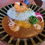 Cafe'会英楼 - シーフードカレー