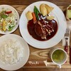 トゥーリー - 料理写真:「常陸牛ハンバーグステーキ(デミグラスソース)」@1300
