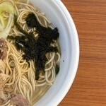七輪さく - テールラーメン　右