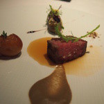 ラ・ビオグラフィ - ソースをかけた所。