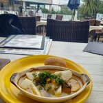 キンカウーカ・グリル＆オイスターバー - 牡蠣と長芋の和風アヒージョ