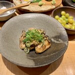 旬彩 かづ - 牡蠣の醤油焼きと銀杏