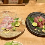 旬彩 かづ - イシダイ＆やいと鰹のお刺身