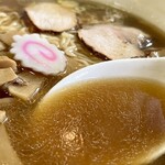 永福町 大勝軒 - スープ