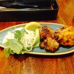 印度料理シタール - スペシャルターリーのチキンティッカとタンドリーチキン