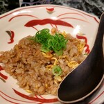 魚貝三昧 げん屋 - イカの肝焼きチャーハン(後料理)