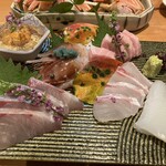 えんがわ家 - お刺身盛り合わせ