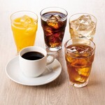 Various soft drinks