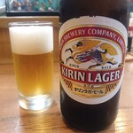 うなぎ専門店 うな菊 - キリンラガービール