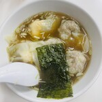 支那そば いしはら - スープワンタン麺なし