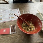 大胡商店 - 麺を食べ終わった後のお楽しみ☺︎