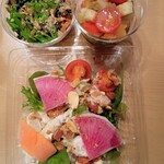 崎陽軒 - 料理写真:購入した3種のサラダ