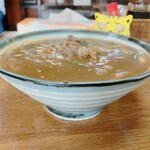 Shokudou Heiwa No Ie - カレーうどん　680円(税込)　※横からも