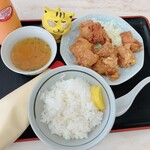 Isuzu - もも唐揚げ定食　550円(税込)　※上からも