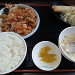 台湾料理 福祥居 - 豚肉とキムチ炒め定食