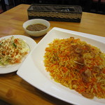 ニュー・ボイシャキ・レストラン - サラダ＆カレー＆ビリヤニ☆