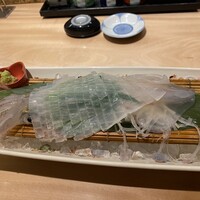 対馬のどぐろとイカ活き造り 博多 魚蔵 都ホテル店 - 