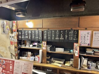 串焼き 大阪焼トンセンター - カウンターの向こう側♪