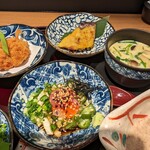 Wagohan Tororoya - 【2023/11】六種の彩り膳(おかず2)