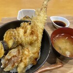 天ぷら専門 田正 - 炊き上げ穴子の天丼