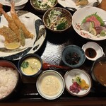 Shinojima Nishiten - 上エビフライ定食