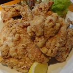 二半亭 - 鶏のジューシー唐揚げ　¥３７０