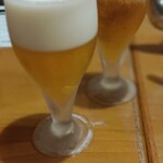 Nakae - 生ビールの泡が美味しすぎました