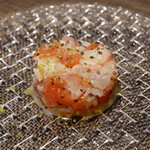 Wine Bar fukuDa - ☆魚介のタルタル…季節の魚介と柑橘、とんぶりを散らして、オリーブオイルで仕上げた一品(*^_^*)☆