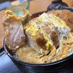 Oomura an - かつ丼アップ