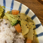 月と亀 - 野菜カレー