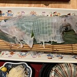 対馬のどぐろとイカ活き造り 博多 魚蔵 - 