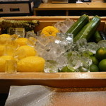 神田 すし昌 - 寿司屋の野菜