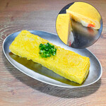 Mentaiko cheese in fried egg