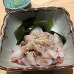 八王子 貝介 - 水蛸の梅和え